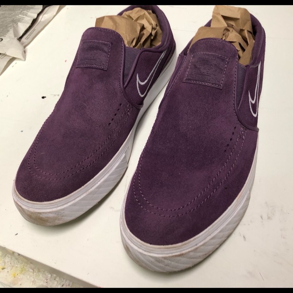 Janoski slip on purple